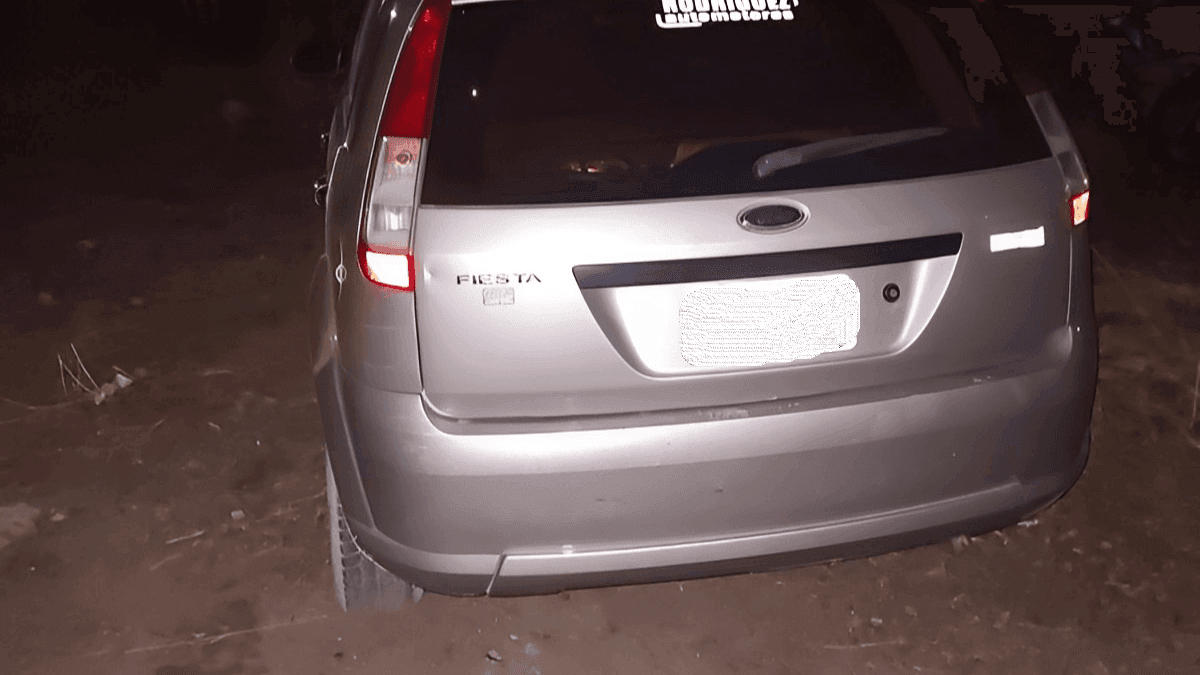 vehículo detenido en chacras gaiman