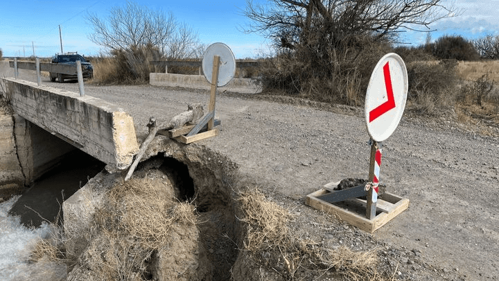 Puente reparación Dolavon