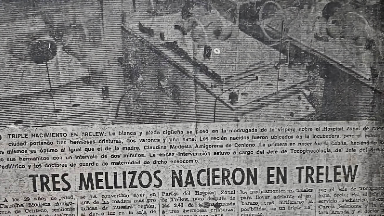 primeros trillizos en gaiman