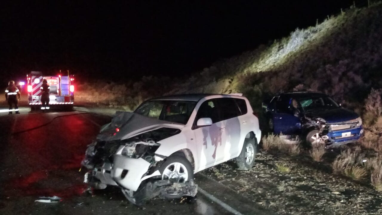 choque frontal en Ruta 25