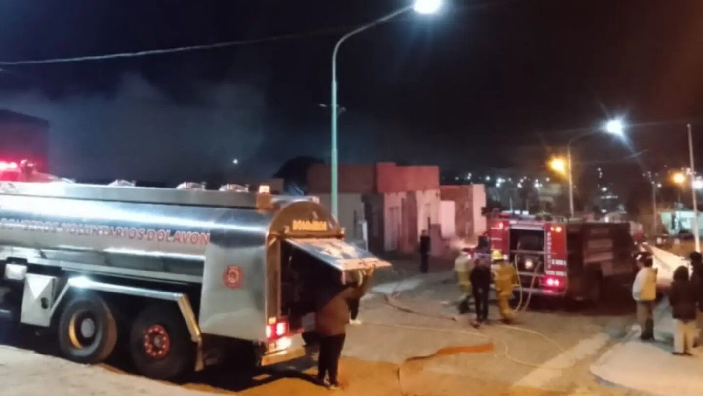 Dolavon incendio