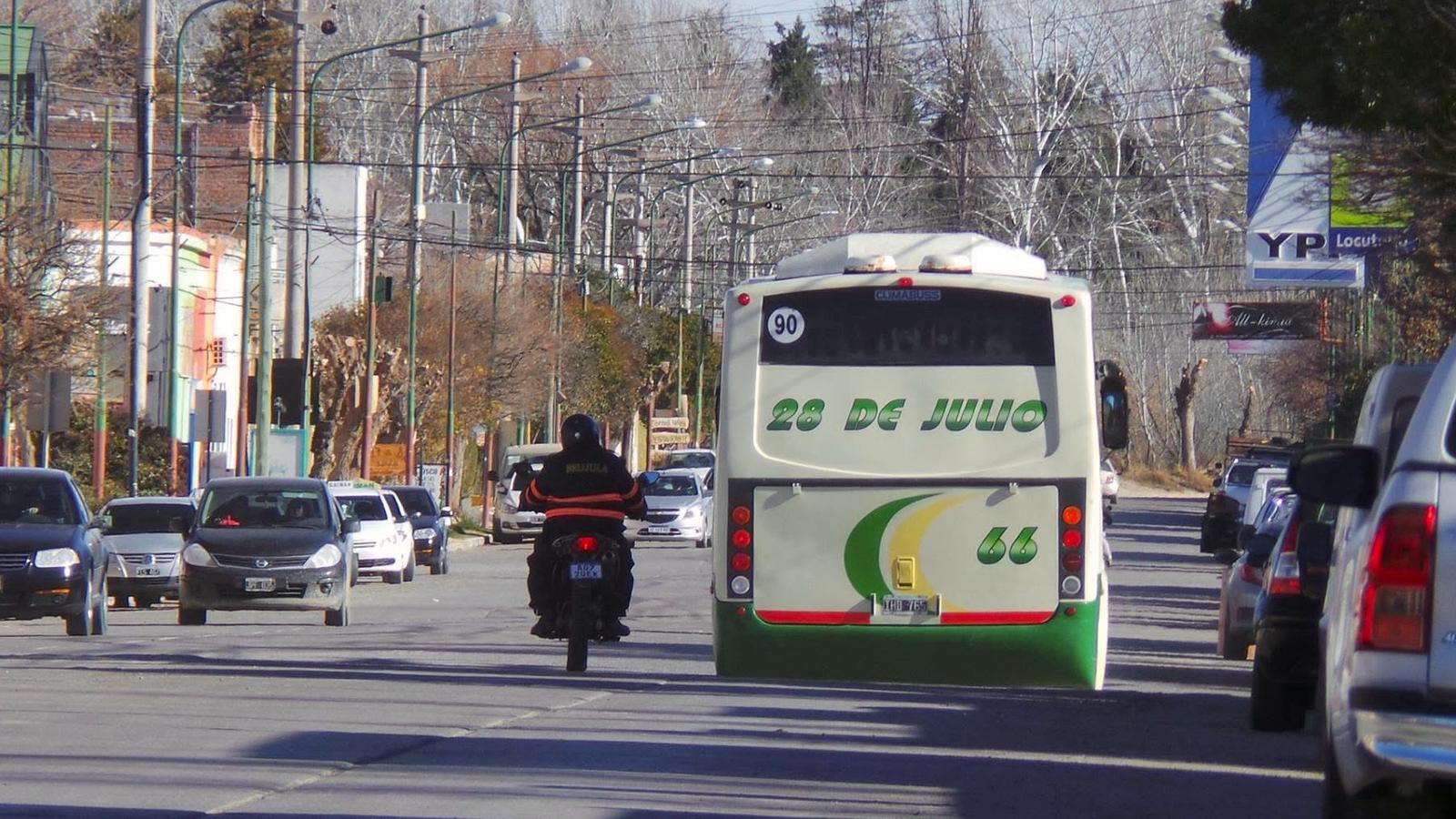 colectivo interurbano 28 de julio