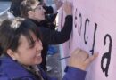 Pintaron un mural para concientizar sobre el cáncer de mama